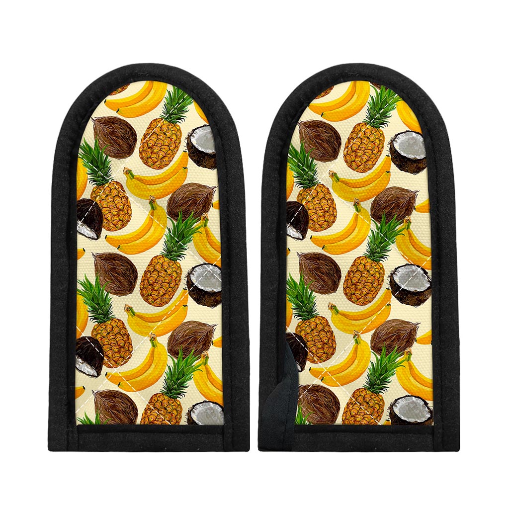 Tropical Fruits Pattern Print Skillet Handle Cover