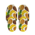 Tropical Fruits Pattern Print Slippers