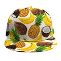 Tropical Fruits Pattern Print Snapback Cap