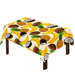 Tropical Fruits Pattern Print Tablecloth