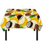 Tropical Fruits Pattern Print Tablecloth