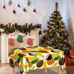 Tropical Fruits Pattern Print Tablecloth