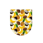Tropical Fruits Pattern Print Toilet Lid Cover