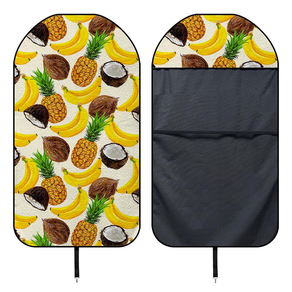 Tropical Fruits Pattern Print Waterproof Car Seat Cover