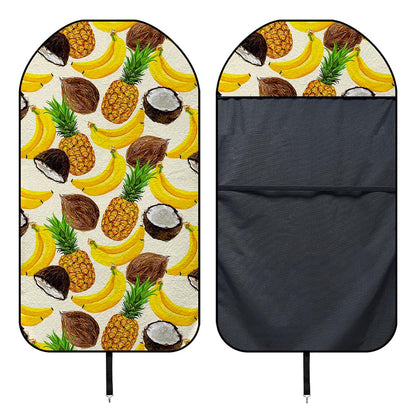 Tropical Fruits Pattern Print Waterproof Car Seat Cover