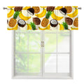 Tropical Fruits Pattern Print Window Valance