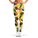 Tropical Fruits Pattern Print Women's Leggings