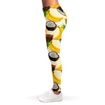 Tropical Fruits Pattern Print Women's Leggings