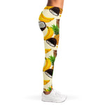 Tropical Fruits Pattern Print Women's Leggings
