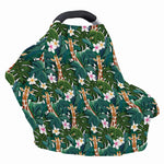 Tropical Giraffe Pattern Print Baby Seat Cover