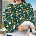 Tropical Giraffe Pattern Print Baby Seat Cover