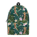 Tropical Giraffe Pattern Print School Backpack