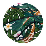 Tropical Giraffe Pattern Print Basketball