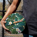 Tropical Giraffe Pattern Print Basketball