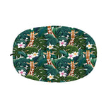 Tropical Giraffe Pattern Print Car Side Mirror Covers
