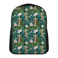 Tropical Giraffe Pattern Print Casual Backpack