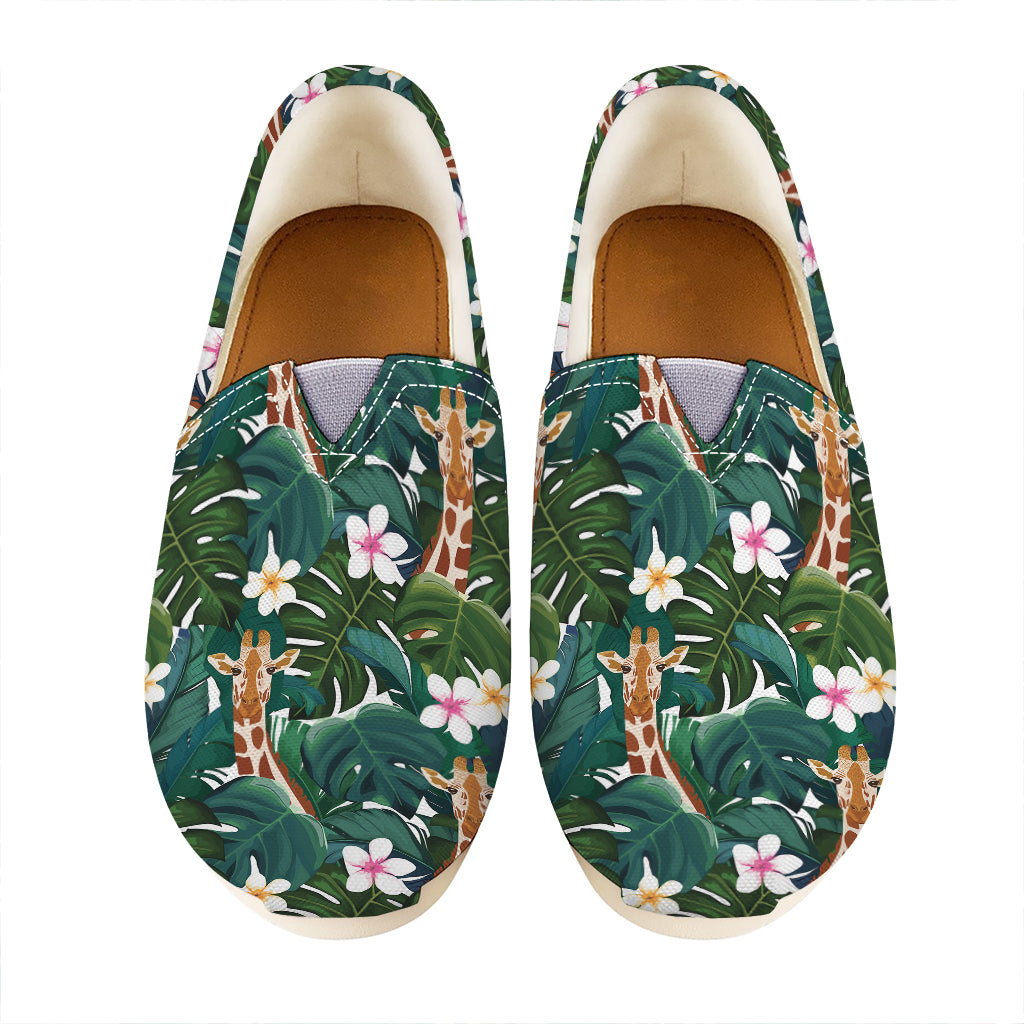 Tropical Giraffe Pattern Print Casual Shoes