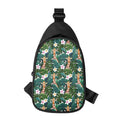 Tropical Giraffe Pattern Print Sling Bag