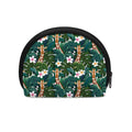 Tropical Giraffe Pattern Print Coin Purse