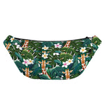 Tropical Giraffe Pattern Print Fanny Pack