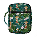 Tropical Giraffe Pattern Print Front Pocket Bible Bag