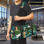 Tropical Giraffe Pattern Print Gym Bag