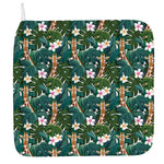 Tropical Giraffe Pattern Print Hand Towel