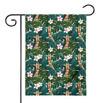 Tropical Giraffe Pattern Print House Flag