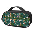 Tropical Giraffe Pattern Print Portable Cooler Travel Case