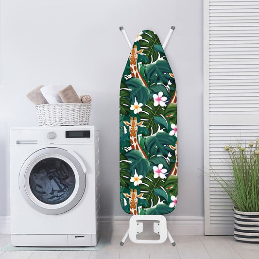 Tropical Giraffe Pattern Print Ironing Board Cover