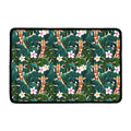 Tropical Giraffe Pattern Print Kitchen Mat