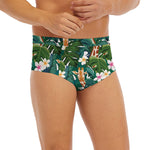 Tropical Giraffe Pattern Print Men's Briefs