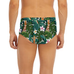 Tropical Giraffe Pattern Print Men's Briefs