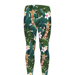 Tropical Giraffe Pattern Print Men's leggings