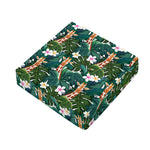 Tropical Giraffe Pattern Print Outdoor Seat Cushion Cover