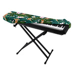 Tropical Giraffe Pattern Print Piano Keyboard Cover