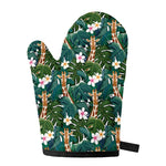 Tropical Giraffe Pattern Print Single Oven Mitt
