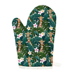 Tropical Giraffe Pattern Print Single Oven Mitt