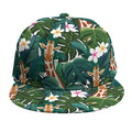 Tropical Giraffe Pattern Print Snapback Cap