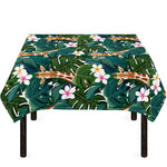 Tropical Giraffe Pattern Print Tablecloth