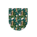 Tropical Giraffe Pattern Print Toilet Lid Cover