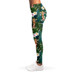 Tropical Giraffe Pattern Print Women's Leggings