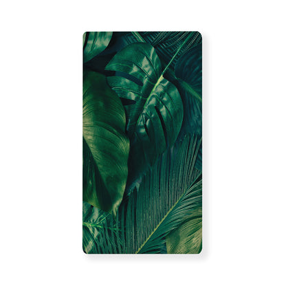 Tropical Green Leaves Print Baby Crib Sheet