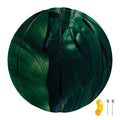 Tropical Green Leaves Print Basketball