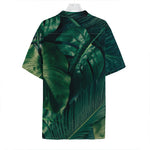 Tropical Green Leaves Print Hawaiian Shirt