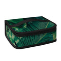 Tropical Green Leaves Print Small Lunch Bag