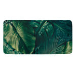 Tropical Green Leaves Print Towel
