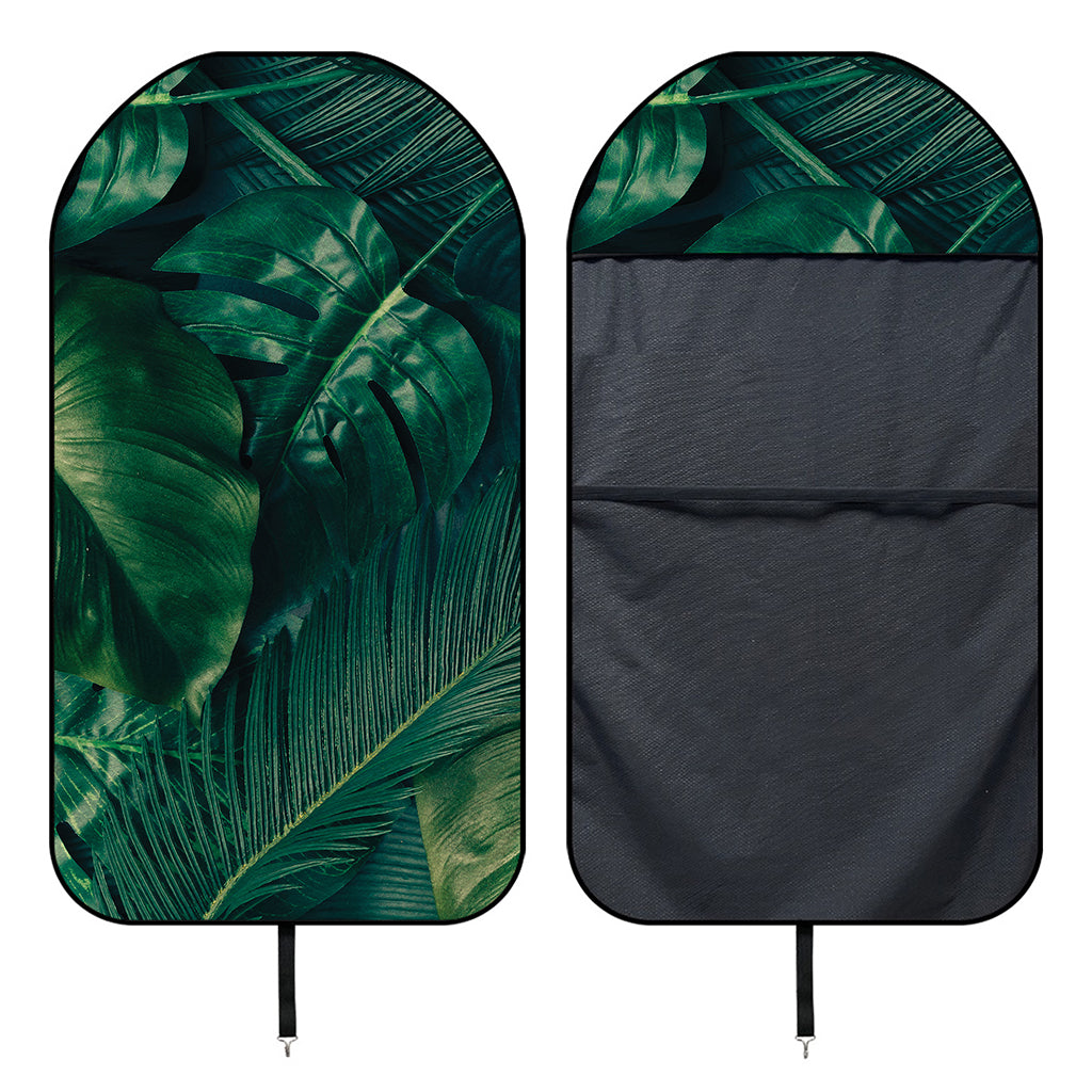 Tropical Green Leaves Print Waterproof Car Seat Cover