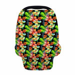 Tropical Hawaii Flowers Pattern Print Baby Seat Cover