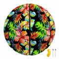 Tropical Hawaii Flowers Pattern Print Basketball